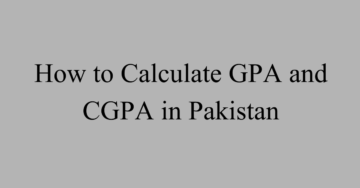 How To Calculate Gpa From Marks